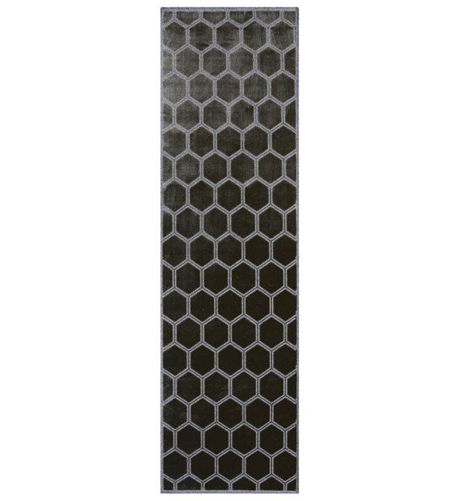 Designers Guild Manipur Runner rug Espresso RUGDG0718 Espresso