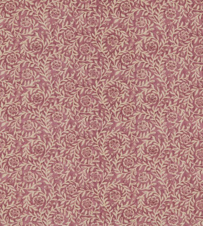 Manorville Fabric by Warwick Rosehip