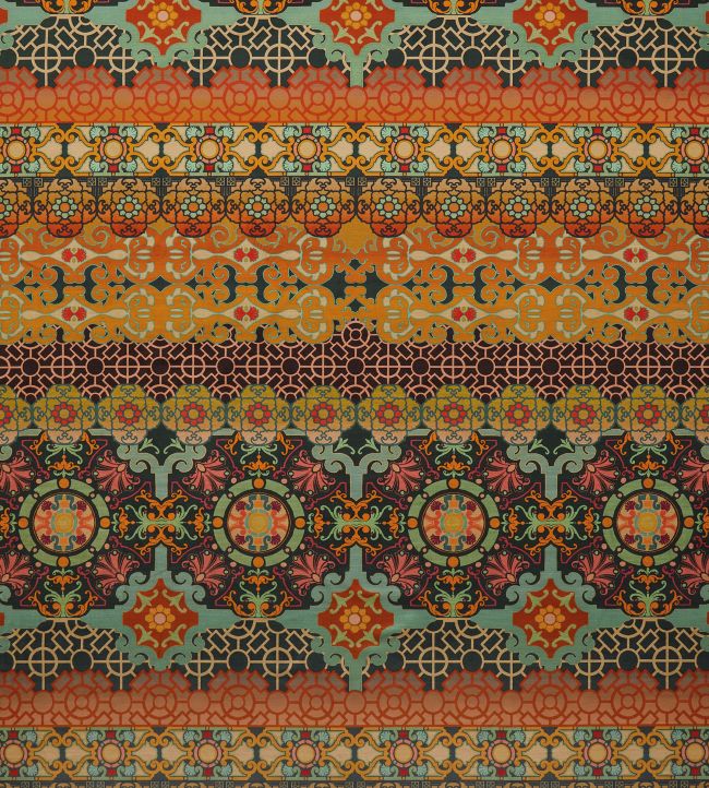 Mansfield Velvet Fabric by Osborne & Little Ochre