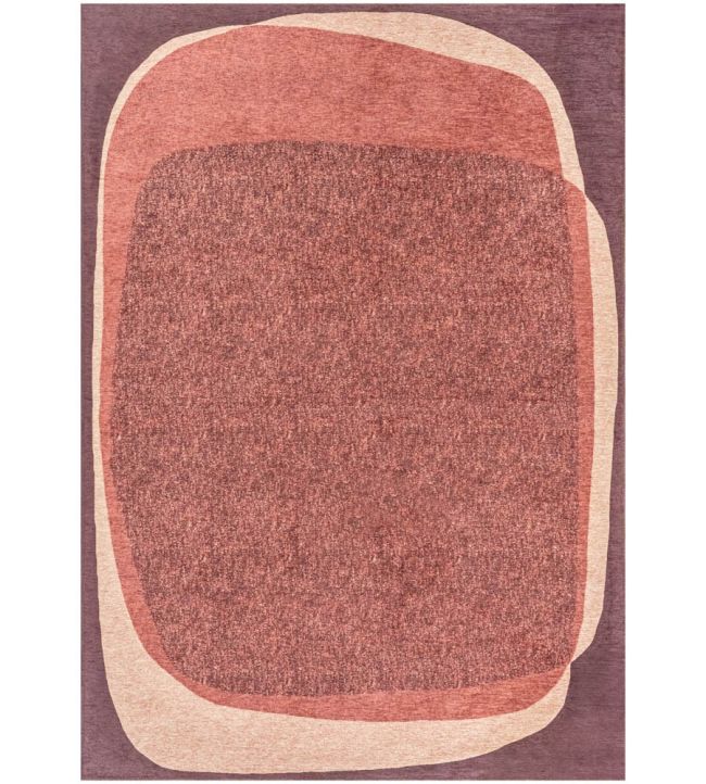 Louis De Poortere Marble rug Rosewood 120066 Rosewood