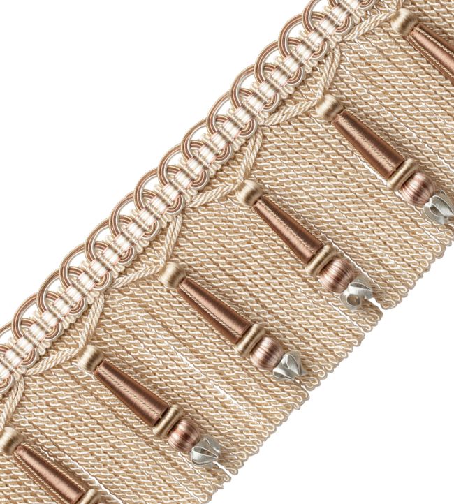 Margaux Beaded Bullion Fringe Trimming by Samuel & Sons Rose De The