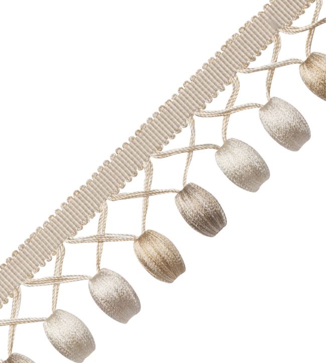 Margaux Beaded Fringe Trimming by Samuel & Sons Ecru