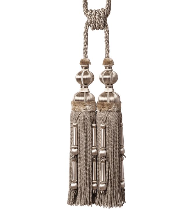 Margaux Double Tassel Tieback Trimming by Samuel & Sons Feuille D'Argent