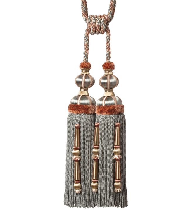 Margaux Double Tassel Tieback Trimming by Samuel & Sons Hydrengia Antique