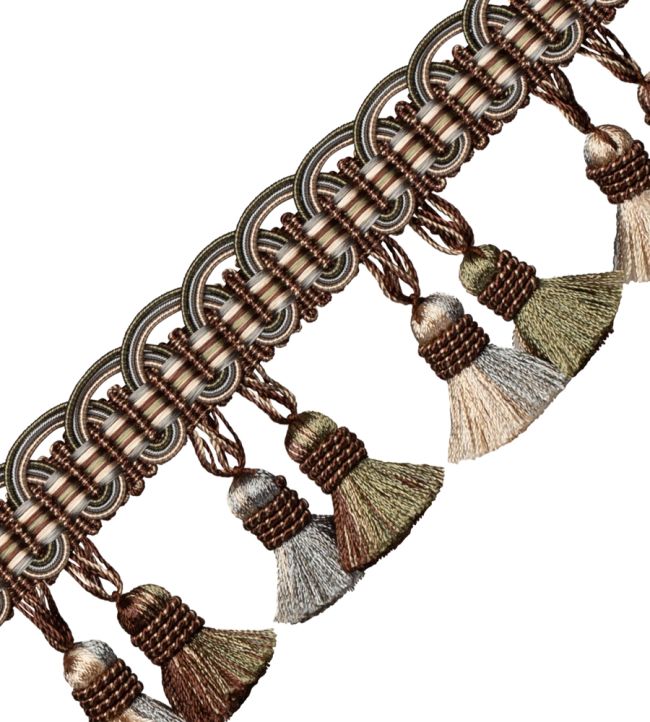 Margaux Tassel Fringe Trimming by Samuel & Sons Aubergine