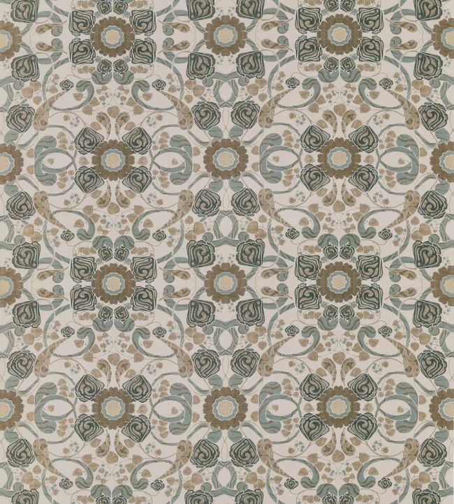 Margaux Fabric by Thibaut Brown