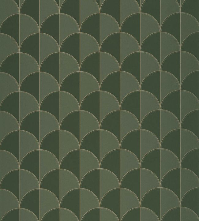 Mariette Wallpaper by Caselio Vert bouteille