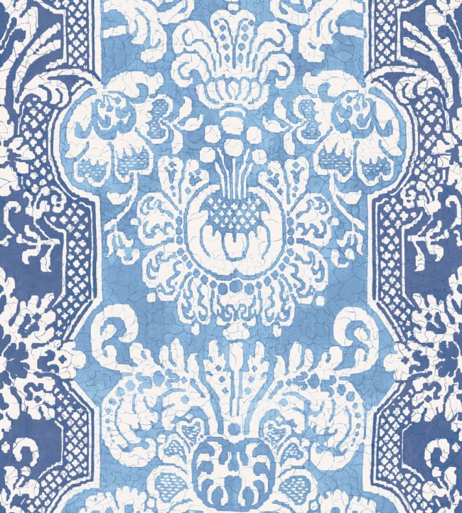 Marigold Wallpaper by GP & J Baker Blue