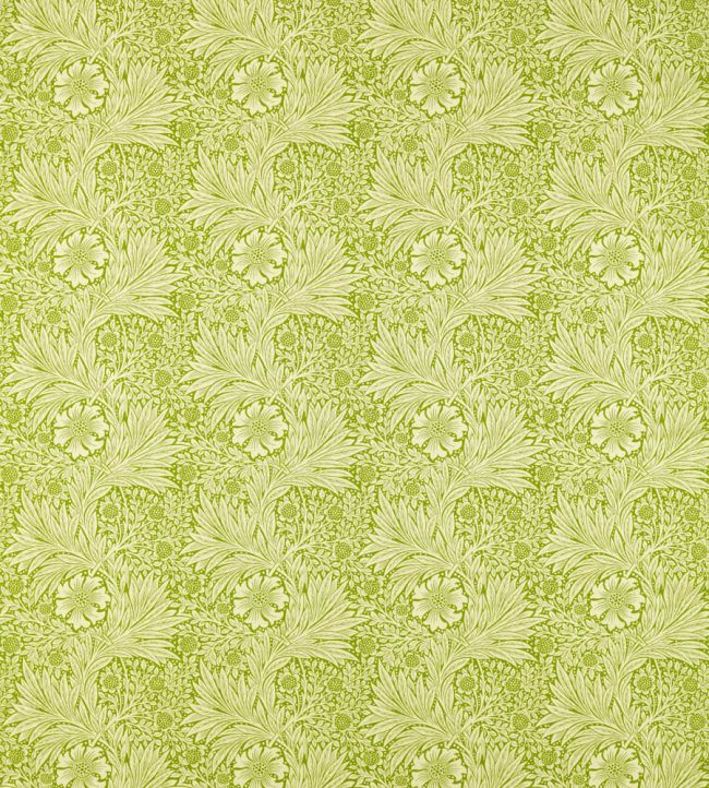 Marigold Fabric by Morris & Co Cream/Sap Green