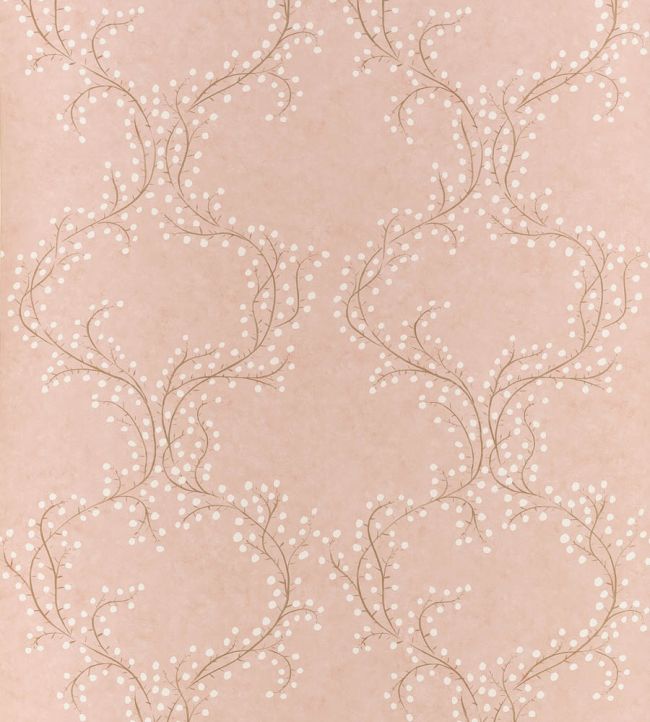 Markle Trail Wallpaper by Thibaut Soft Peach