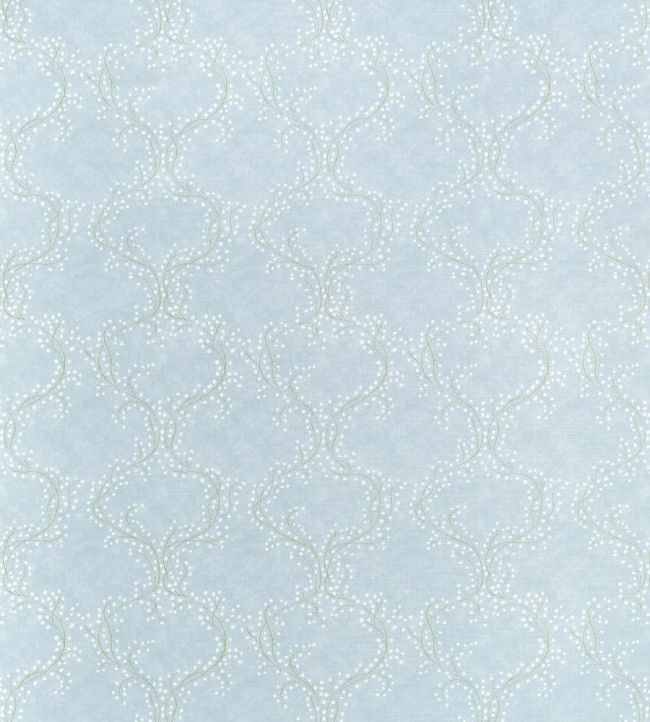 Markle Trail Fabric by Thibaut Spa Blue