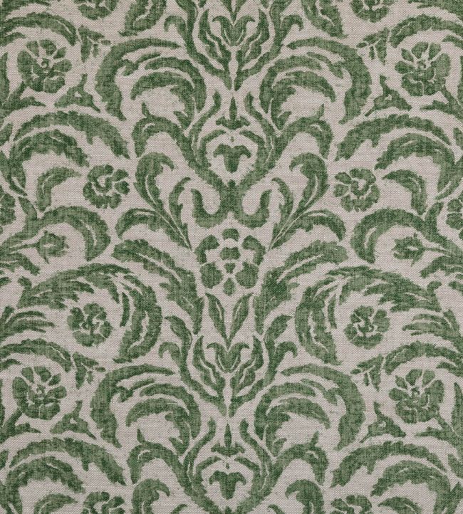 Marlborough Fabric by Fermoie Bottle Green