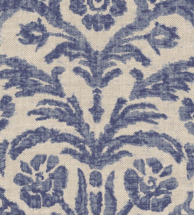 Marlborough Wallpaper by Fermoie Deep Blue