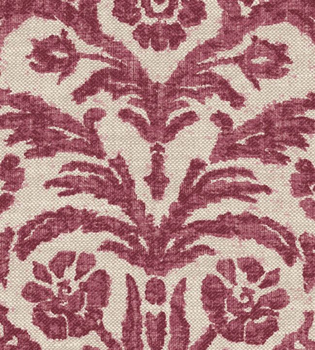 Marlborough Wallpaper by Fermoie Deep Pink