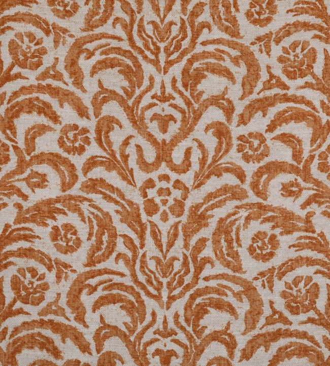 Marlborough Fabric by Fermoie Orange