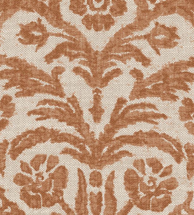 Marlborough Wallpaper by Fermoie Orange