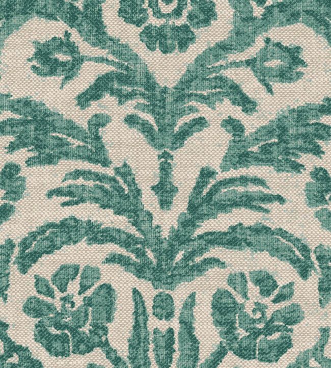 Marlborough Wallpaper by Fermoie Teal