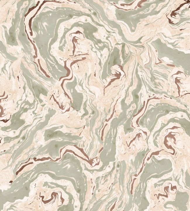 Marmorea Wallpaper by Coordonne Matcha