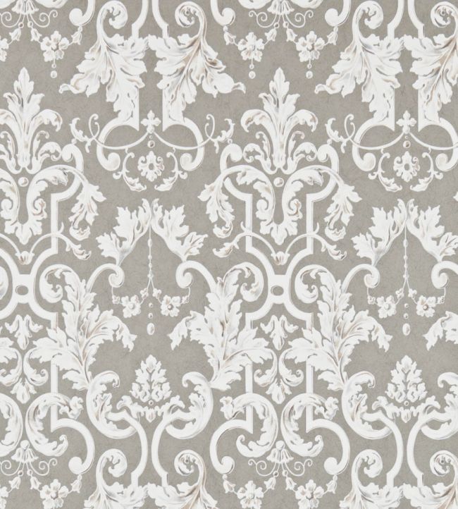 Marmorino Wallpaper by Zoffany Harbour Grey