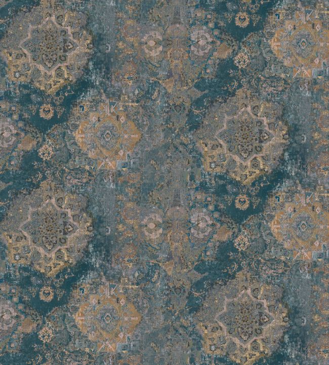 Maroc Fabric by Arley House Teal