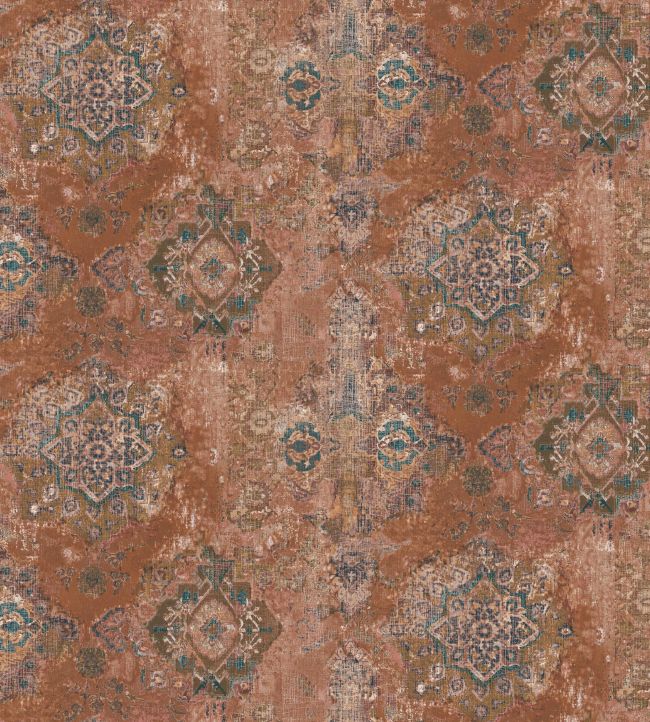 Maroc Fabric by Arley House Terracotta
