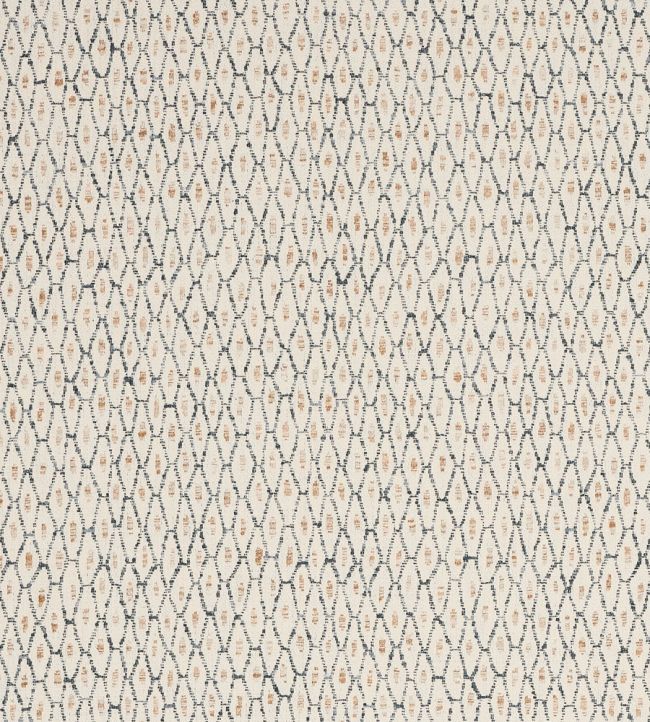 Maroc Fabric by Jane Churchill Natural/Blue