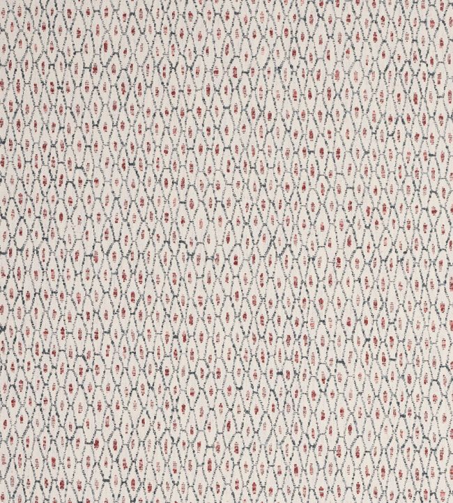 Maroc Fabric by Jane Churchill Red/Blue
