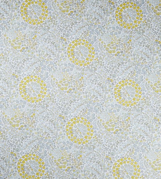 Marquess Garden in Chesham Sateen Fabric by Liberty Lichen
