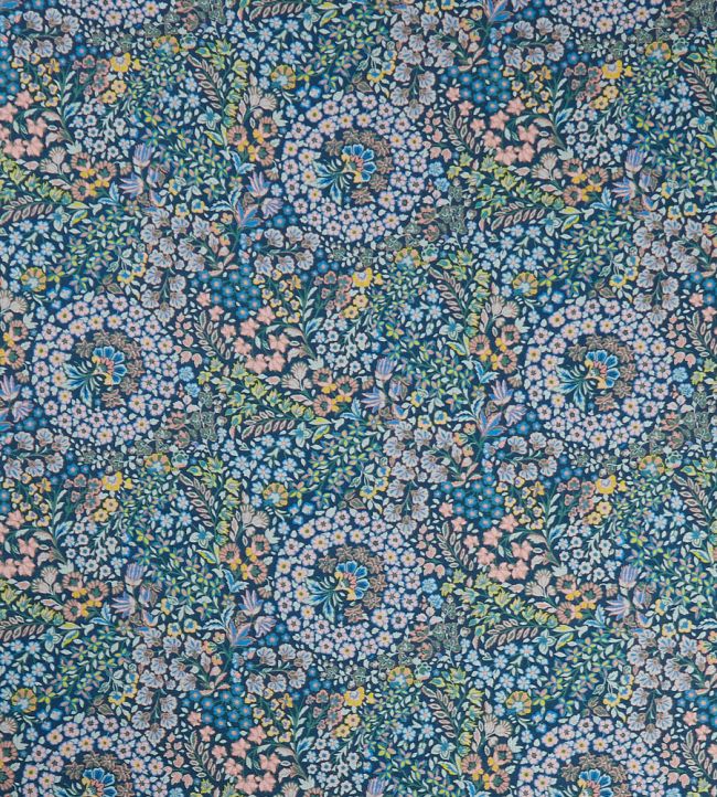 Marquess Garden in Ladbroke Linen Fabric by Liberty Lichen Rose