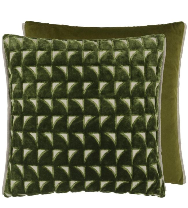 Marquise Cushion 50 x 50cm by Designers Guild Fern