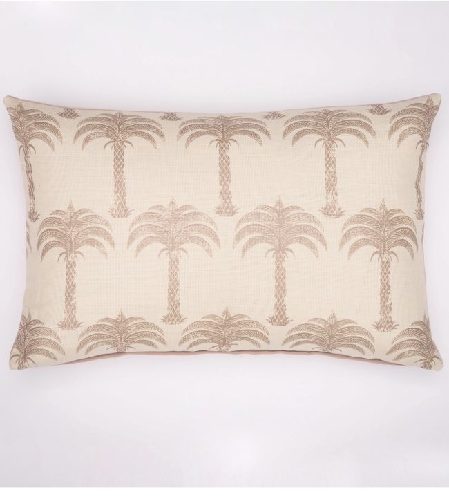 Marrakech Palm Cushion 40 x 60cm by Barneby Gates Soft Gold