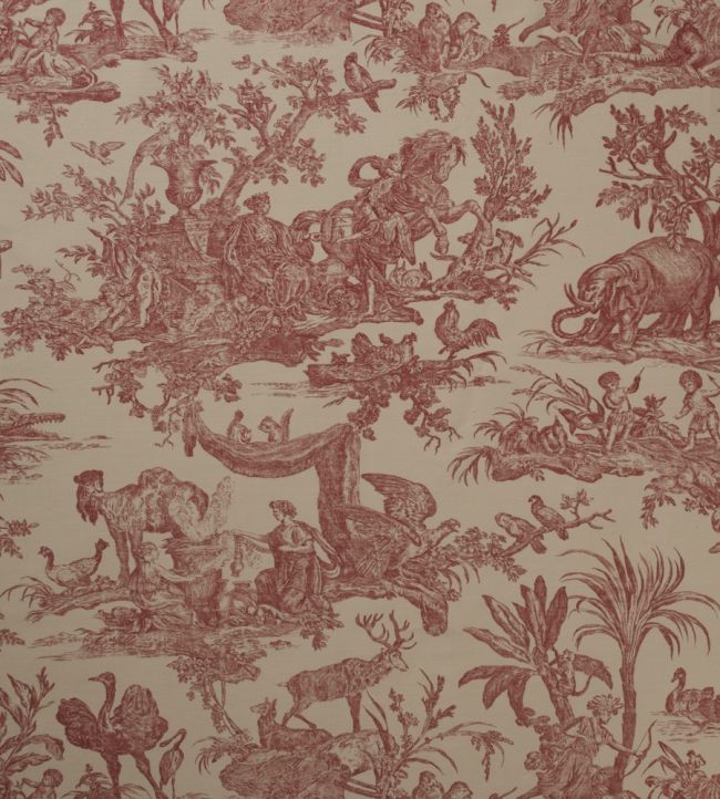 Four Continents Toile Fabric by Marvic Lacquer