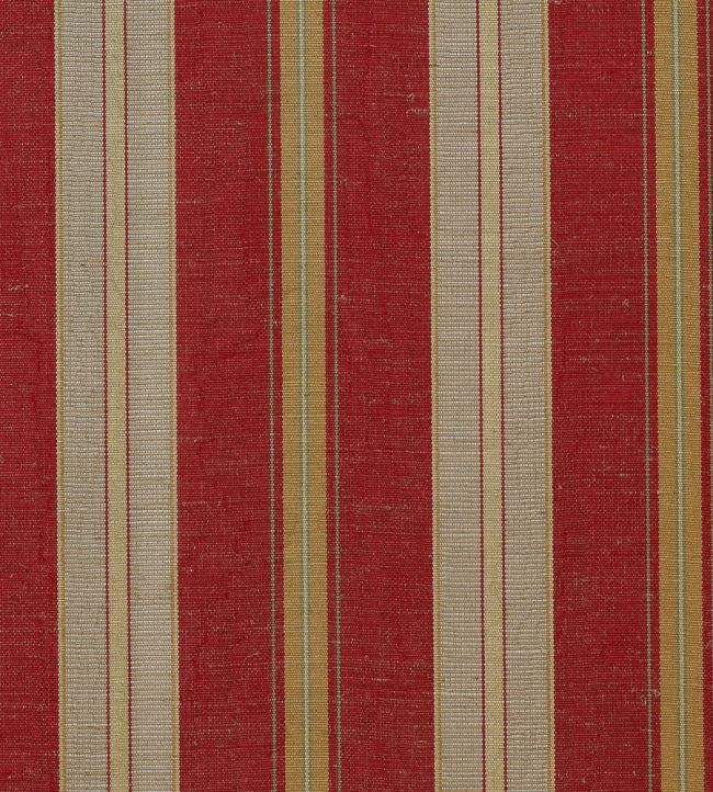 Misa Moire Stripe Fabric by Marvic Red