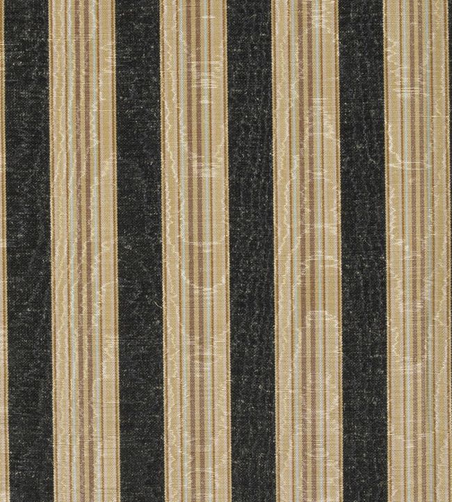 Misa Moire Stripe Fabric by Marvic Ebony