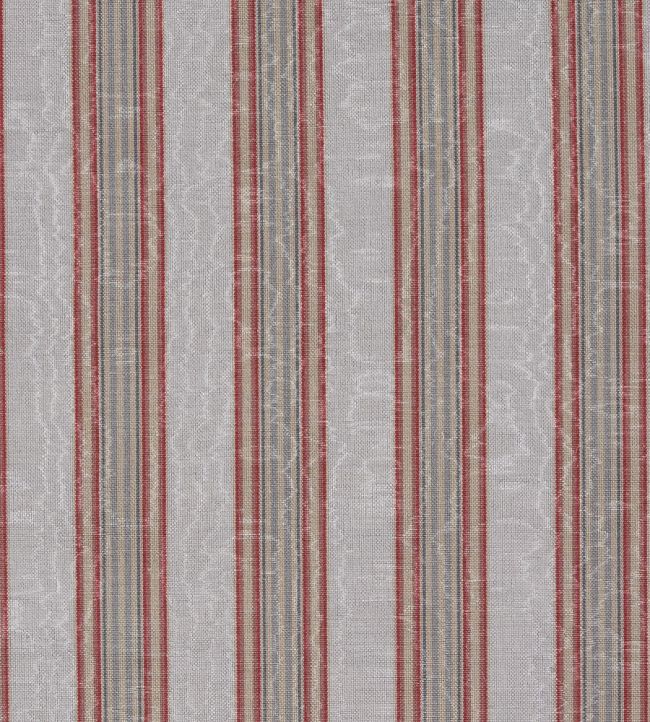 Misa Moire Stripe Fabric by Marvic Oyster