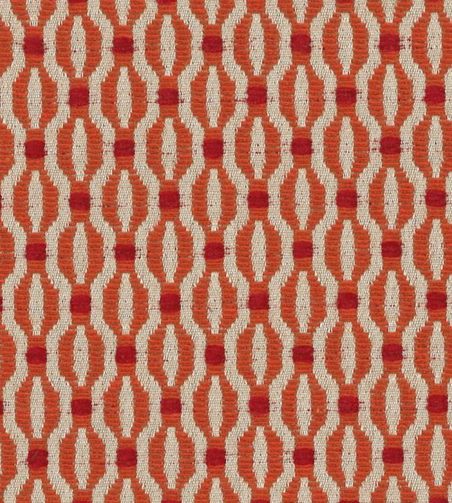 Trellis Fabric by Marvic Scarlet
