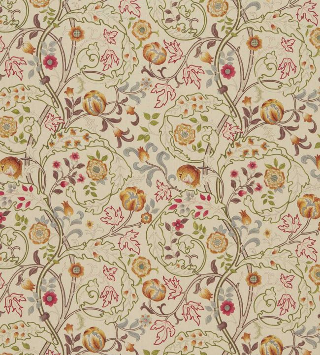 Mary Isobel Fabric by Morris & Co Rose/Slate