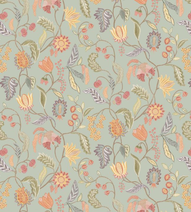Masino Fabric by Osborne & Little Aqua