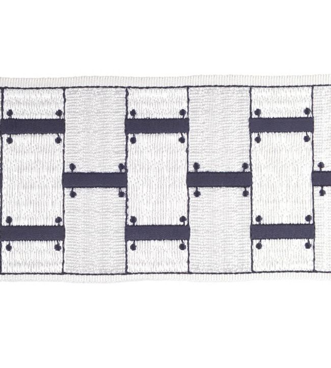 Massimo Embroidered Braid 88mm Trimming by Houles Pilastro