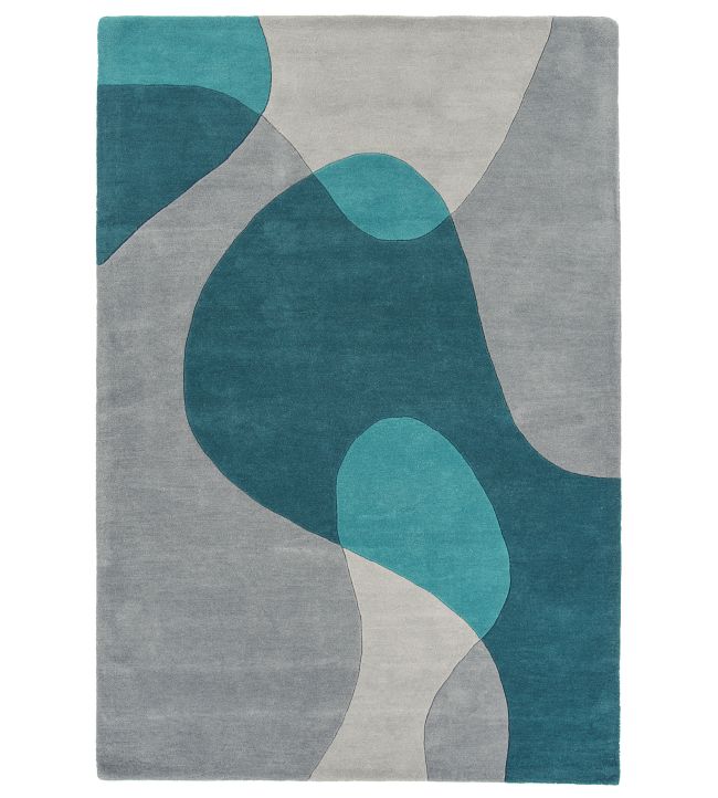 Asiatic Matrix Arc rug Teal MAX-57-120170 Teal