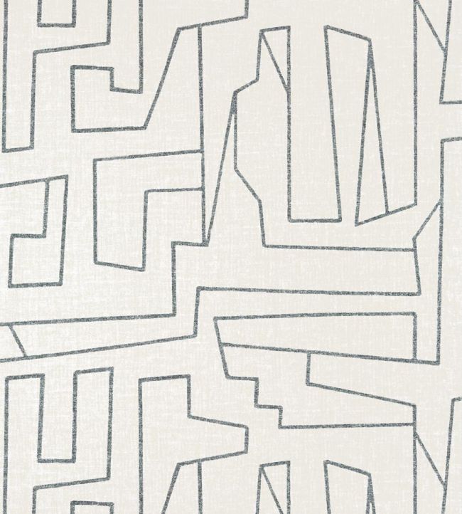 Matrix Wallpaper by Thibaut Black on Beige