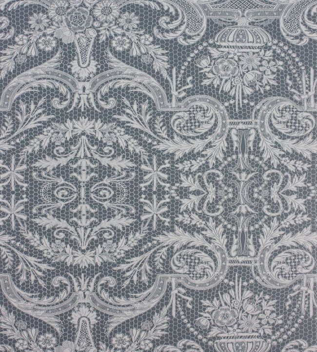 Orangery Lace Wallpaper by Matthew Williamson Amethyst