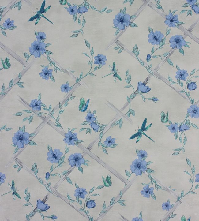 Rosanna Trellis Wallpaper by Matthew Williamson Stone/Persian