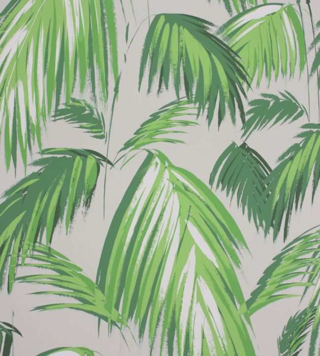 Tropicana Wallpaper by Matthew Williamson Grass/Pebble