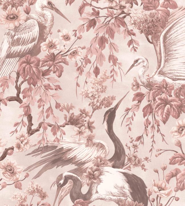 Maurice Wallpaper by Woodchip & Magnolia Blush Pink