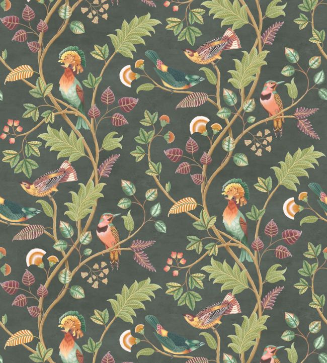 Mayani Wallpaper by Osborne & Little Fir/Plum