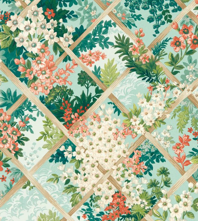 Maymont Wallpaper by Clarke & Clarke Seaglass