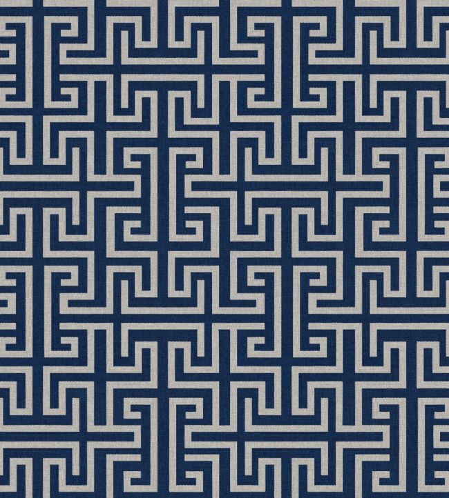 Maze Wallpaper by Coordonne Navy