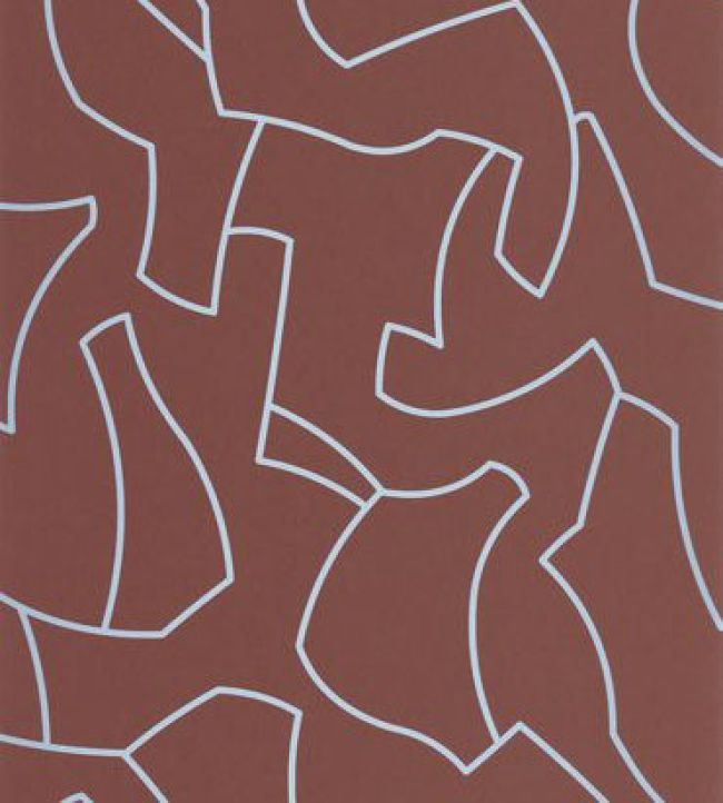 Maze Game Wallpaper by Casadeco Bordeaux