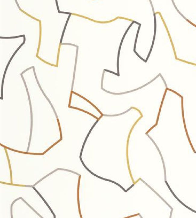 Maze Game Wallpaper by Casadeco Ocre